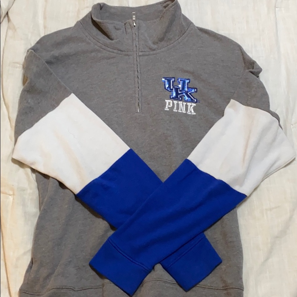 UNIVERSITY OF KENTUCKY PINK 1/2 ZIP